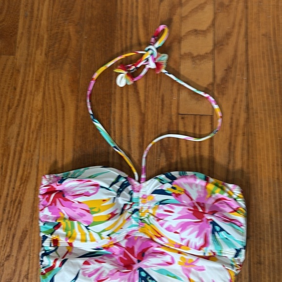 Bleu Rod Beattie Women's Bandeau Tankini Swim Top Pink size 6 NWT - Picture 3 of 10